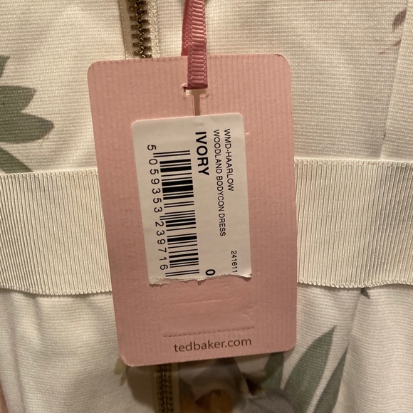 Nwt Ted Baker Haarlow Woodland Bodycon 